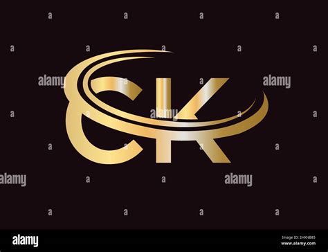 Initial Monogram Letter Ck Logo Design Vector Ck Logo Design Template