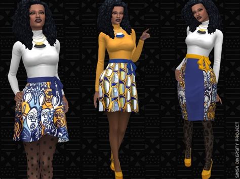 African Executive Clothing Set At Sims 4 Diversity Project