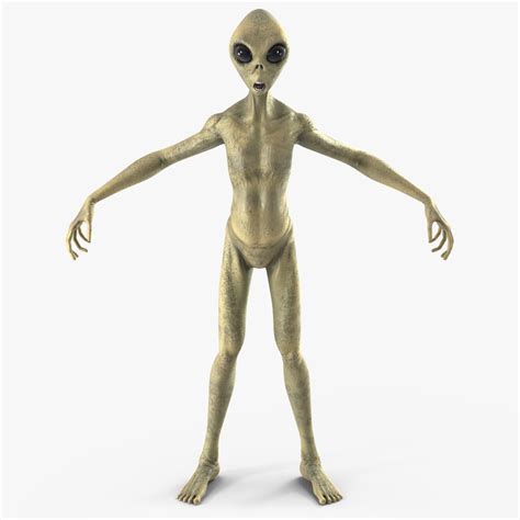 Humanoid Alien Creature 3d Model 99 3ds Blend C4d Fbx Max Ma