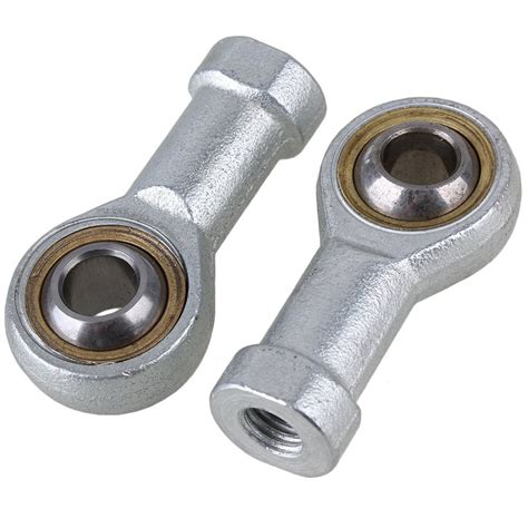 Silver Female Mm Zinc Metric Threaded Rod End Tie Bearings Link Joint Left Hand Pack Of Mm
