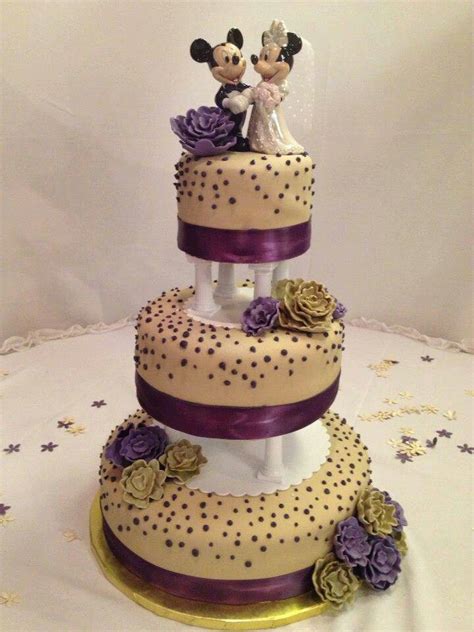 Mickey Mouse Wedding Cake Mickey Mouse Pinterest