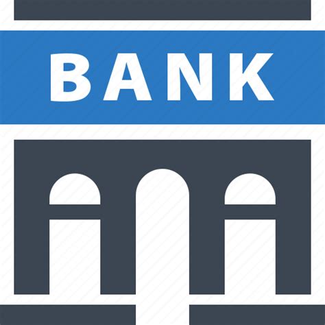 The Bank Icon Banking And Finance Symbol Flat Vector Image