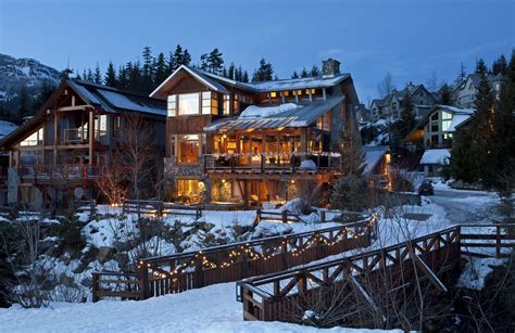 Experience Whistler Luxury Homes Farmhouse Style House Winter