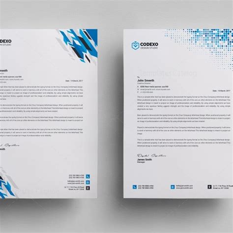 Letterhead Stationery Template 000578 Template Catalog