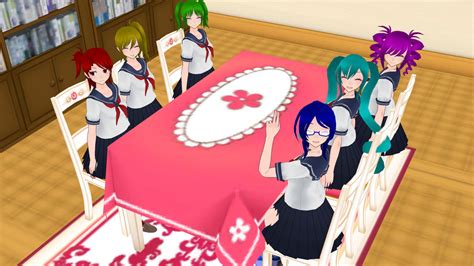 Mmd X Yandere Simulator Cookingclubyearbookphoto By Mmdvince On Deviantart