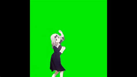 Mentahan Green Screen Anime Chika Dance Anime Chika Animelover Animasi Youtube