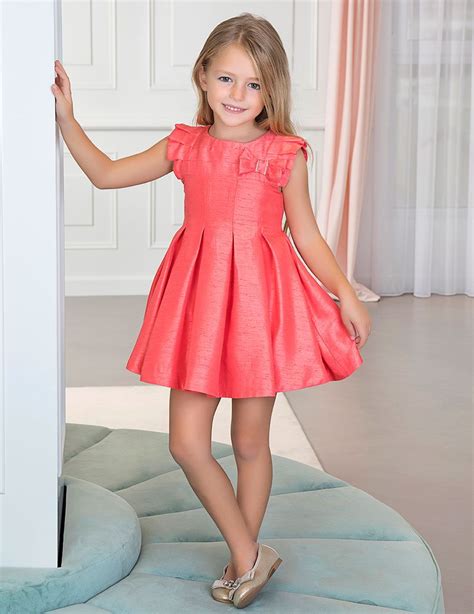 Vestido Niña Coral Abelandlula Cute Girl Dresses Cute Little Girl
