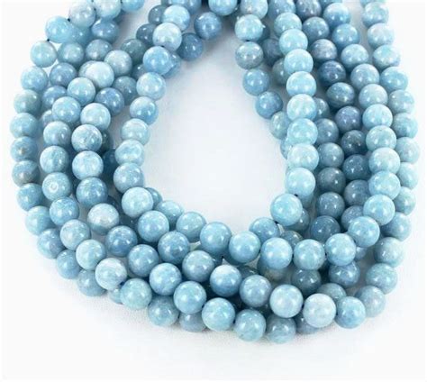 Aquamarine Round Beads 10mm 16 Round Beads Turquoise Beads Beads