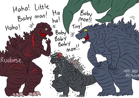 Ruubesz Draw On Twitter In Godzilla Comics Kaiju Monsters Godzilla My