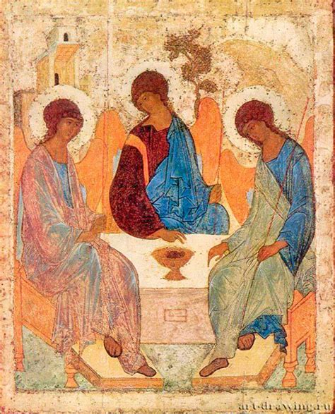 Trinity rublev detail02.gif 440 × 735; Andrei Rublev: A saint and revered icon painter - Russia Beyond