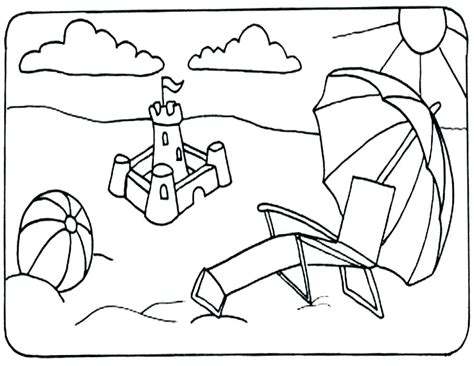 Vacation Coloring Pages At Free Printable Colorings