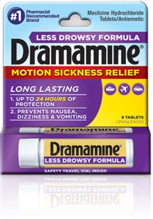 Dramamine discount prices start at just $5.94! Dramamine® Less Drowsy and Kids Chewable Travel Prize Pack ...