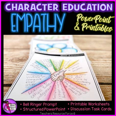 Empathy Lesson Character Education Values Powerpoint Task Cards