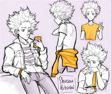 Boku No Hero Academia Shinsou Hitoshi Sketchpage By Kiyaayraluna On