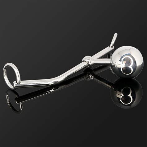Female Anal Vaginal Double Ball Plug Steel Chastity Belts Rope Hook Sex