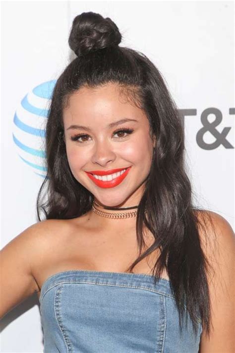 Cierra Ramirez Wavy Dark Brown Half Up Half Down Hairstyle Steal Her