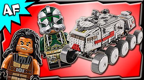 Lego Star Wars Clone Turbo Tank 75151 Stop Motion Build Review Youtube