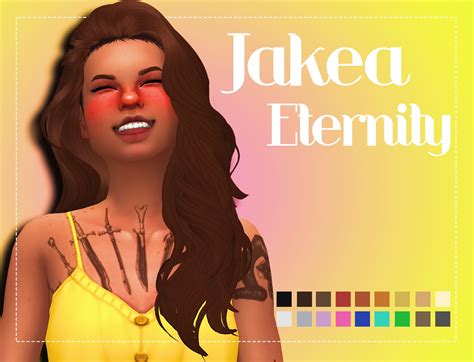 Simsworkshop Jakea Eternity Clayified Byb Weepingsimmer Sims 4 Hairs
