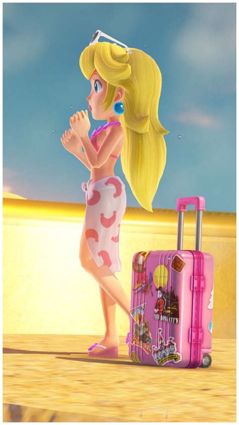 Peach And Mario’s Vacation Seaside Kingdom Peach Mario Super Princess Peach Nintendo Princess