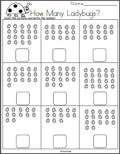 Count And Write Numbers To 20 Spring Math Made By Teachers