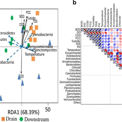 Rda Plot Showing Environmental Factors Relationship With Bacterial