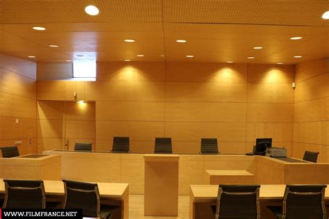 Melun Courthouse Courtroom J Film France
