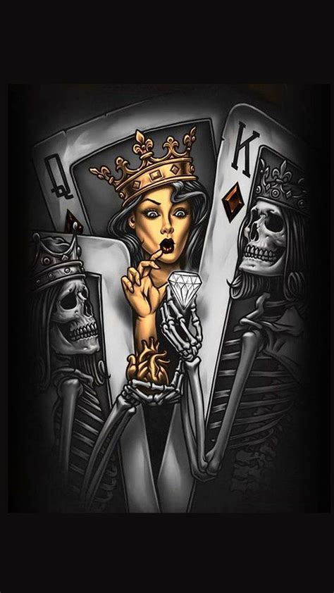 Queen And King Queen Skull Hd Phone Wallpaper Pxfuel