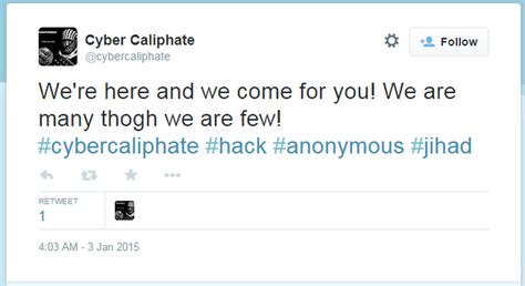 Cyber Caliphate Group Claiming Isis Affiliation Hacks Us News Outlets Twitter Accounts