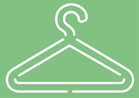 Clothes Hanger Clip Art at Clker.com - vector clip art online, royalty