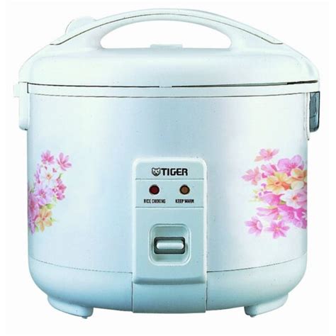 Tiger JNP 1000 FL 5 5 Cup Electronic Rice Cooker And Warmer White For