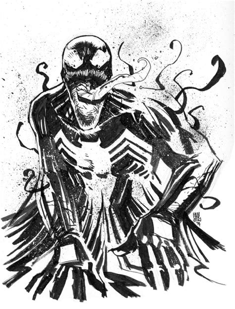 Venom In Andrew Varchos Marvel Spider Man Comic Art Gallery Room