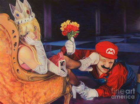 Real Life Princess Peach Super Mario Painting By Sal
