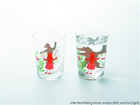 fairy tale drinking glasses spoon and tamago