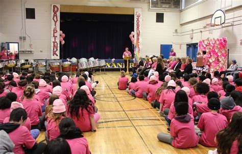 Students Celebrate International Day Of Pink With Pledges Balloons