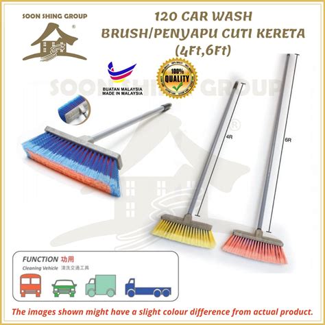 Heavy Duty 120 Car Bus Wash Brush Metal Handle Penyapu Cuti Kereta Bas
