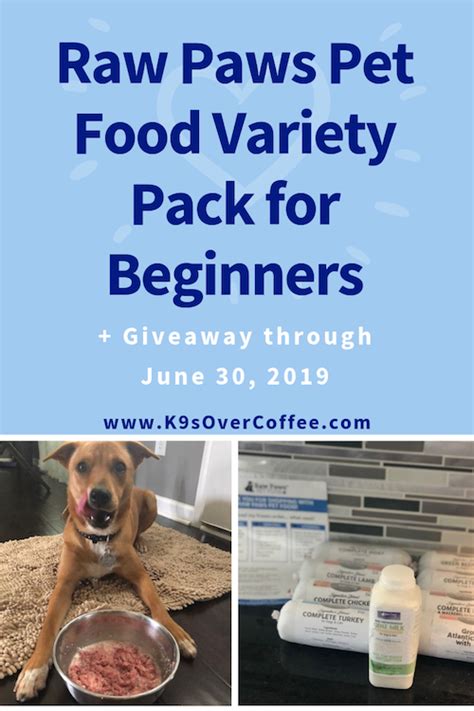 Our premium raw dog food. Raw Paws Pet Food Variety Pack for Beginners + Giveaway ...
