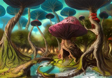 Fungal Forest By Drmaniacal On Deviantart