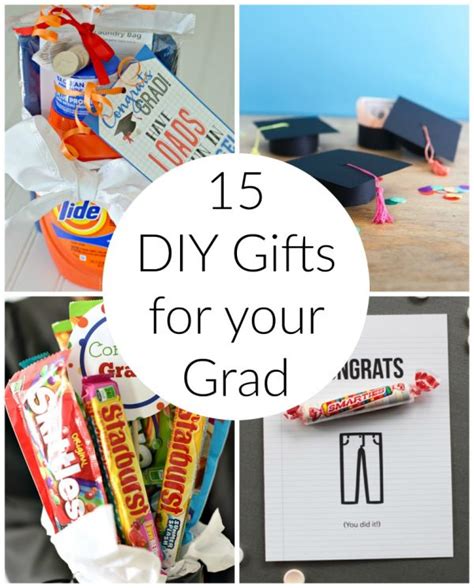 Graduation gifts for the gadget freak boyfriend. 15 DIY Graduation Gift Ideas for your grad! | Make and Takes
