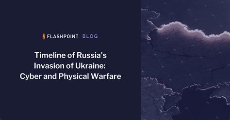 russia ukraine war timeline cyber and physical intel flashpoint