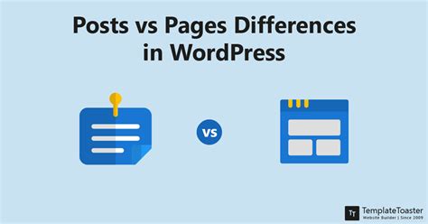 Posts Vs Pages Differences In WordPress TemplateToaster Blog