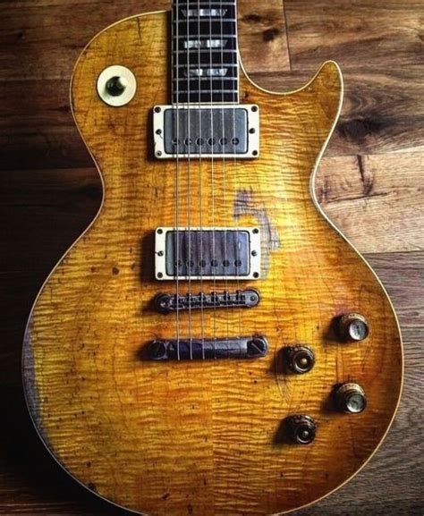 1959 Gibson Les Paul Known As Greeny The Most Famous Guitar In The