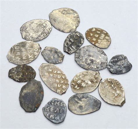 Rusland Kopek 16th Century 15 Coins Silver Catawiki