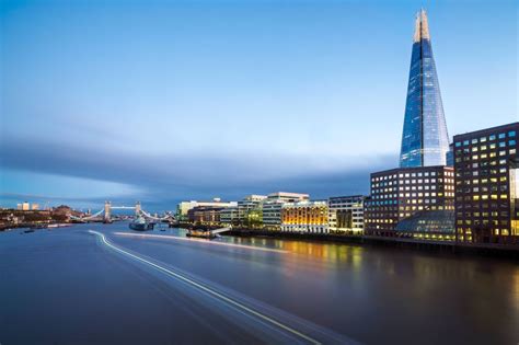 The Shard And Tower Bridge River Thames London