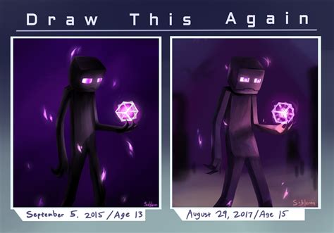 Draw This Again Enderman Template Version By Proxentauri On Deviantart