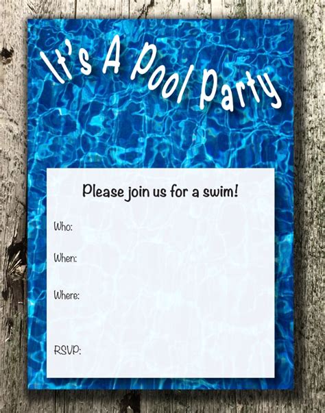 See more ideas about invitation template, party invite template, free invitation cards. 20+ Pool Party Invitations - PSD, AI, EPS | Design Trends ...