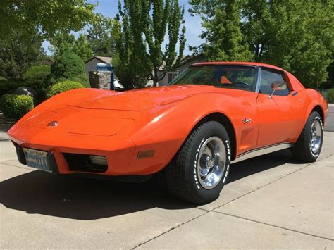 1976 Corvette Same Owner For 40 Years Very Original Flame Orange