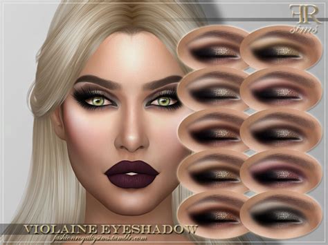 Frs Violaine Eyeshadow By Fashionroyaltysims At Tsr Sims 4 Updates