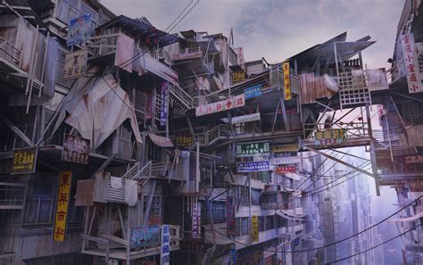 Artstation Edge Of Tomorrow Dystopian City Slums