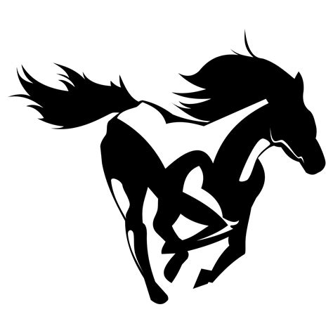 Download Vector for free use: Horse