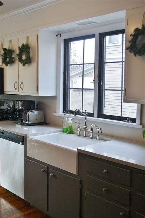 Pin nail it onto the side of the cabinet. Kitchen DIY // Crown Molding on a Soffit | Kitchen soffit ...
